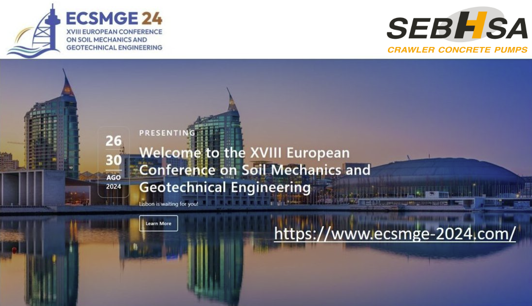 Meet us at ECSMGE in Lisbon, Portugal Meet us at ECSMGE in Lisbon, Portugal